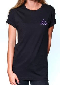 A Lost Cause Neon Death Boyfriend Tee