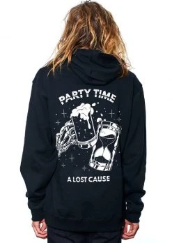 A Lost Cause Mens Party Time Hoodie