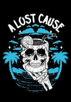 A Lost Cause Cocktail Tee Mens