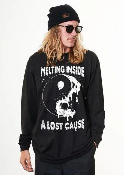 A Lost Cause Melting Inside Long Sleeve Tee Mens