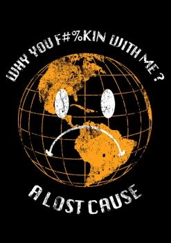 A Lost Cause Mens Sad World Long Sleeve Tee