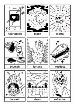 A Lost Cause Tarot Boyfriend Tee Womens