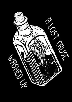 A Lost Cause Washed Up Hoodie Mens