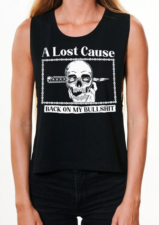 A Lost Cause Womens Back On V2 Crop Tank 3 A Lost Cause Womens Back On V2 Crop Tank
