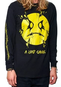 A Lost Cause Mens Broken Long Sleeve Tee