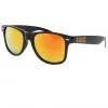 A Lost Cause Mens Brushed Sunglasses Orange Lens