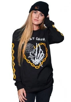 A Lost Cause Womens Chained Women's Long Sleeve Tee