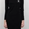 A Lost Cause Cluster Long Sleeve Dress Womens
