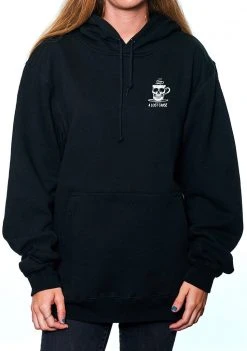 A Lost Cause Coffee & Chaos Boyfriend Hoodie Womens