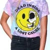 A Lost Cause Dead Inside Tie Dye Boyfriend Tee