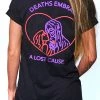 A Lost Cause Death's Embrace Boyfriend Tee Womens