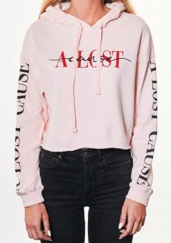 A Lost Cause En Vogue Crop Hoodie Womens