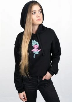 A Lost Cause Eternal Crop Hoodie Womens