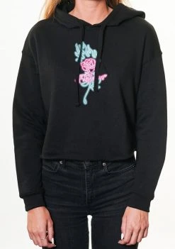 A Lost Cause Eternal Crop Hoodie Womens