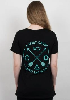 A Lost Cause Womens Explore V2 Scoop Tee