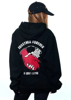 A Lost Cause Forever Boyfriend Hoodie Womens