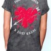 A Lost Cause Forever Broken Tie Dye Boyfriend Tee