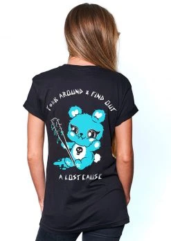 A Lost Cause F#%K Around Boyfriend Tee Womens