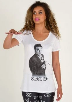 A Lost Cause Womens Giddy Up Scoop Tee