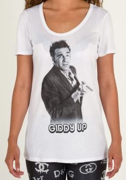 A Lost Cause Womens Giddy Up Scoop Tee