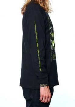 A Lost Cause Mens High Voltage Long Sleeve Tee