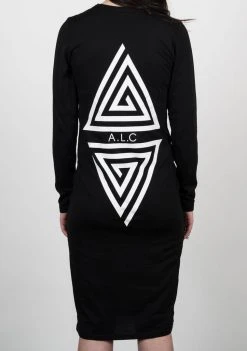 A Lost Cause Hypnotize Long Sleeve Dress