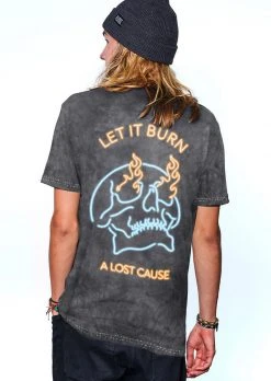 A Lost Cause Let It Burn Tie Dye Tee Mens