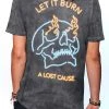 A Lost Cause Let It Burn Tie Dye Tee Mens