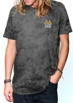 A Lost Cause Let It Burn Tie Dye Tee Mens