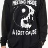 A Lost Cause Melting Inside Long Sleeve Tee Mens