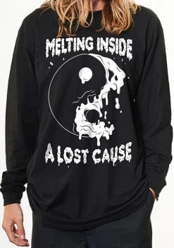 A Lost Cause Melting Inside Long Sleeve Tee Mens
