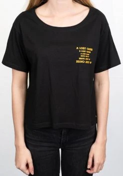 A Lost Cause Mirrored Semi-Crop Tee Womens