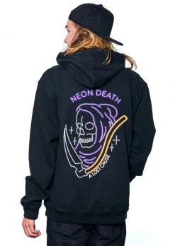 A Lost Cause Neon Reaper Hoodie Mens