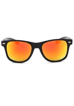 A Lost Cause Mens Brushed Sunglasses Orange Lens