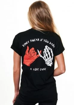A Lost Cause Pinky Swear Boyfriend Tee