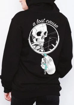 A Lost Cause Reflection Boyfriend Hoodie Womens