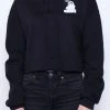 A Lost Cause Womens Rippin Crop Hoodie