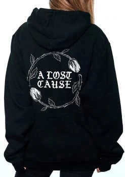 A Lost Cause Womens Rouge Boyfriend Hoodie