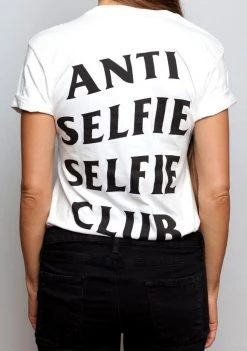 A Lost Cause Selfie Club Boyfriend Tee Womens