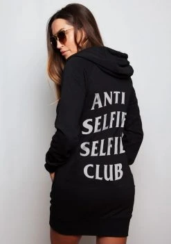 A Lost Cause Selfie Club V2 Hoodie Dress Womens