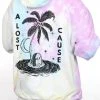 A Lost Cause Mens Strandead Tie Dye Hoodie