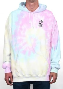 A Lost Cause Mens Strandead Tie Dye Hoodie