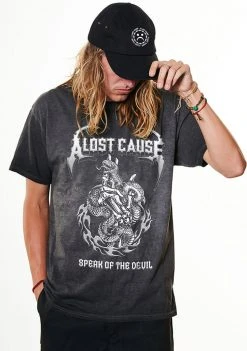 A Lost Cause Mens Superstition Vintage Tee