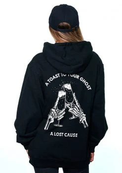 A Lost Cause Toast Boyfriend Hoodie