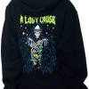A Lost Cause Womens Trippin Boyfriend Hoodie