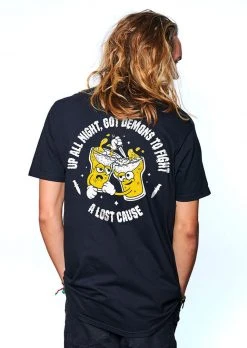 A Lost Cause Mens Up All Night Tee